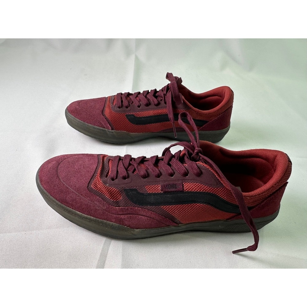 Vans AVE Pro Burgundy Suede Skate Shoes Mens Size 8 Skateboarding Sneakers - Picture 14 of 14